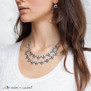 Chloe + Isabel Jardin du Trocadero Necklace, Statement Bracelet, Drop Earrings